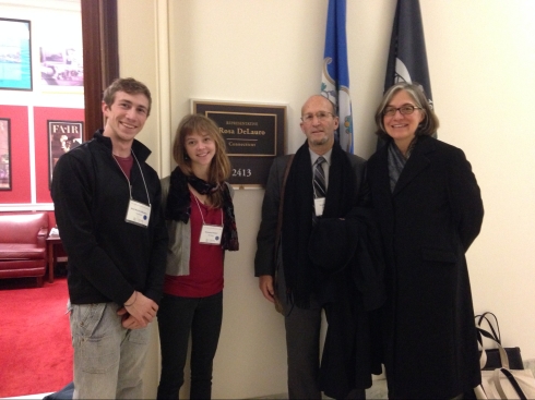 Ben, Shannon, Ron, and Barbara - DeLauro's Office